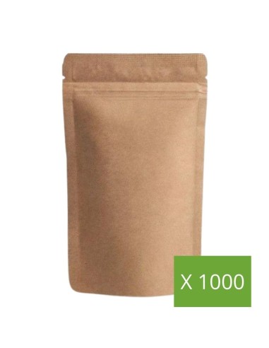 Lot de 1000 - Sachet Kraft 50gr - Doypack Medium - Grossiste-Thé.com - Emballage