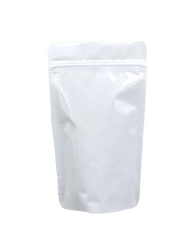 Sachet Blanc Brillant 25gr - Doypack Extra Small - Grossiste-Thé.com - Emballage