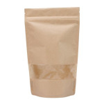 Sachet Kraft sans fenêtre 100gr - Doypack Medium - Grossiste-Thé.com - Emballage