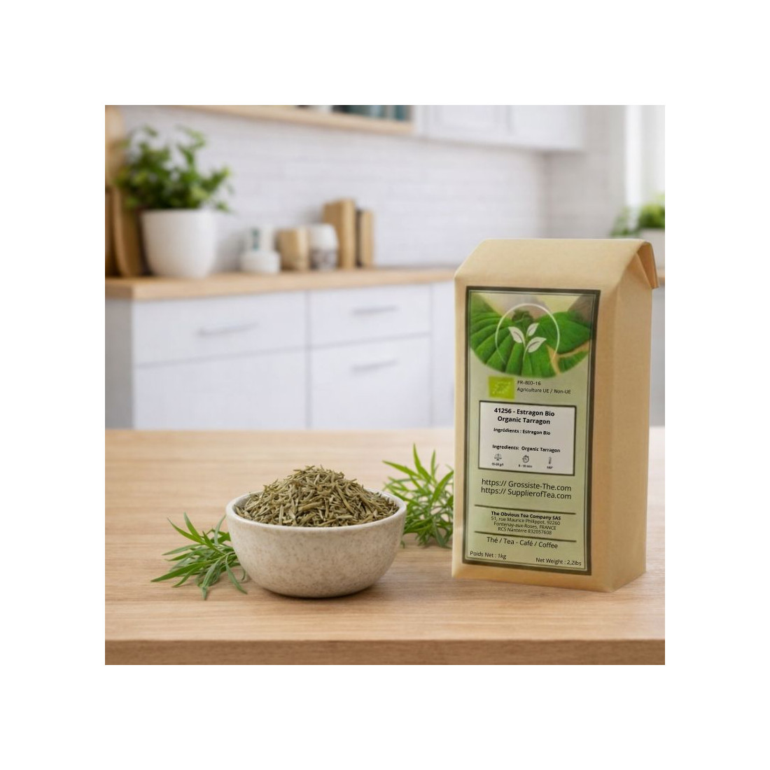Estragon Bio - Grossiste Herboristerie - Sachet 1kg