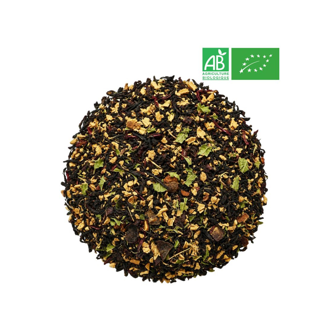 Thé noir Bio - Grossiste - saveur citron et gingembre