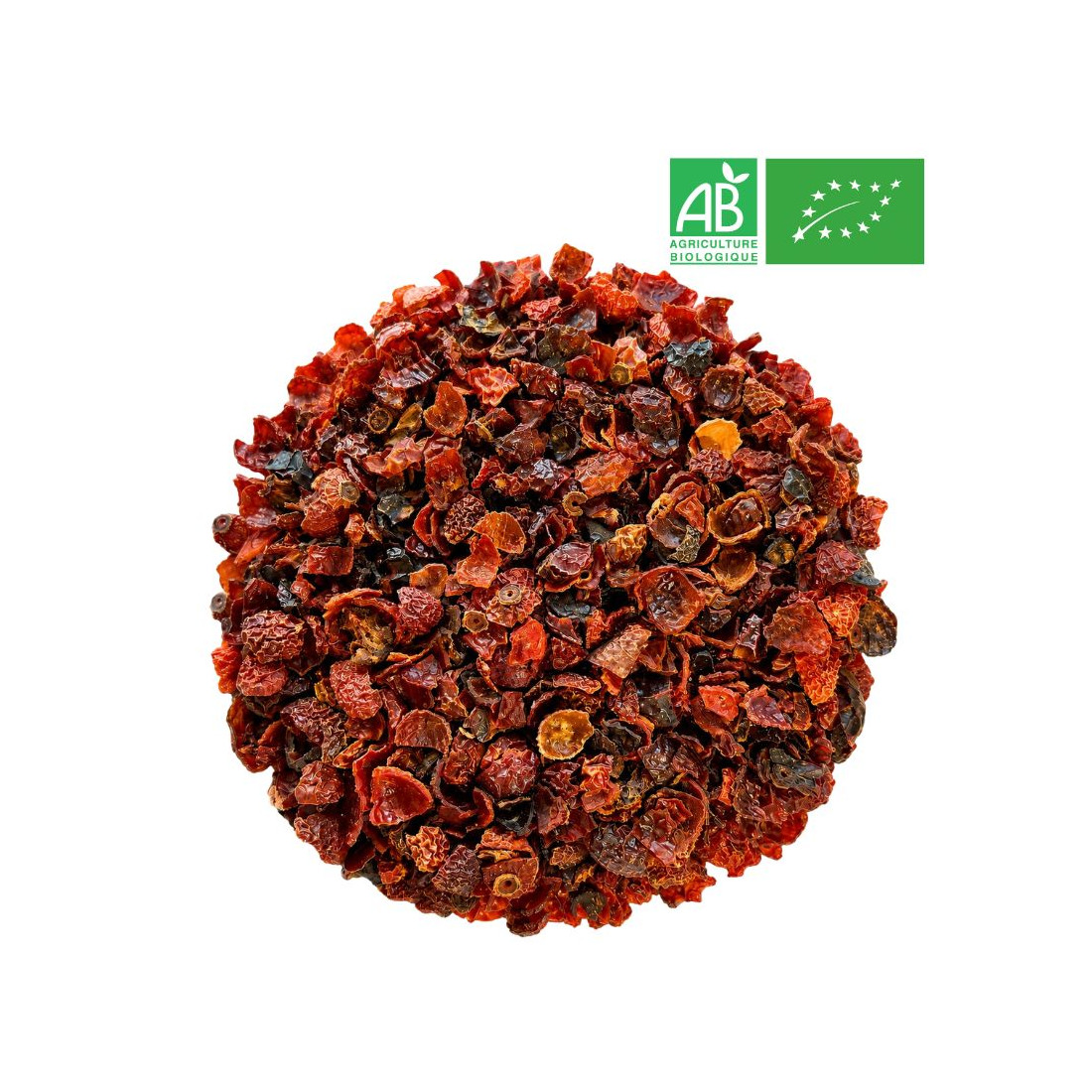 Cynorrhodon Bio - Fruit coupé -Grossiste - Herboristerie - Grossiste-Thé.com
