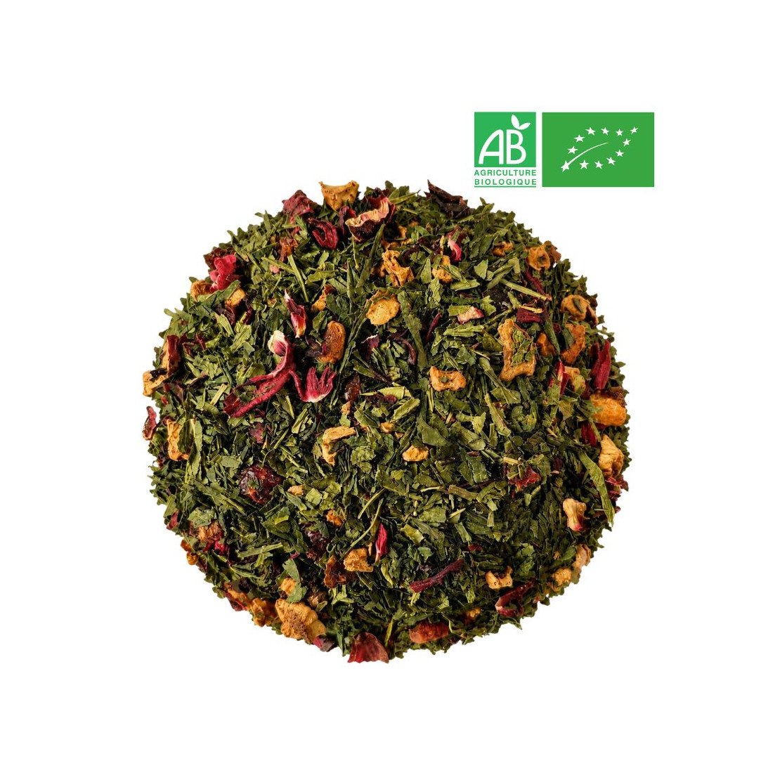 Fournisseur Thé Vert Orange Sanguine Grossiste Thé Vert Bio