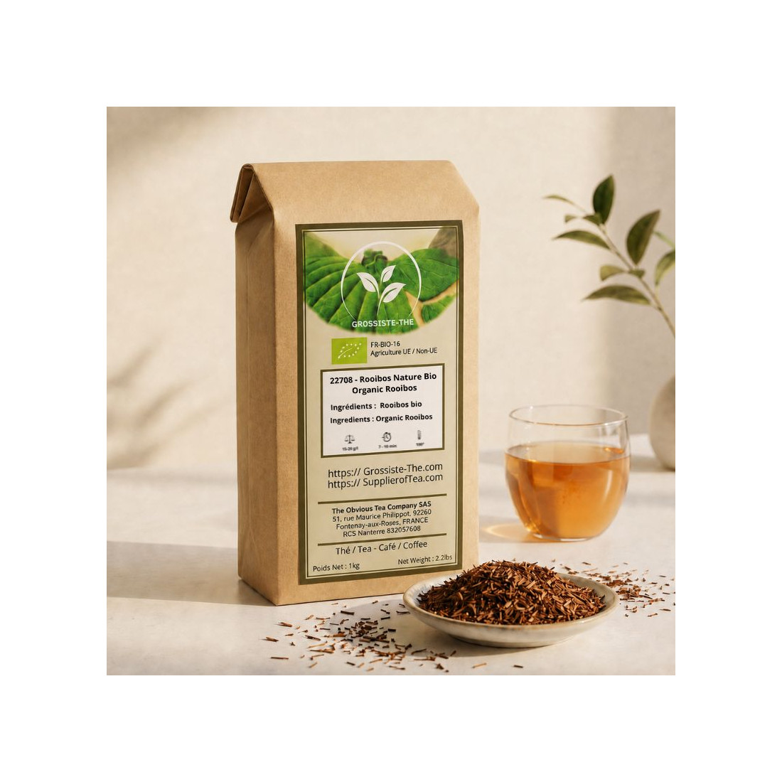Grossiste Rooibos Bio - Sachet 1kg